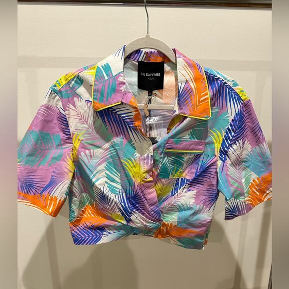 Le Superbe Extra Camp Shirt in Desert Palms - Picture 7 of 13